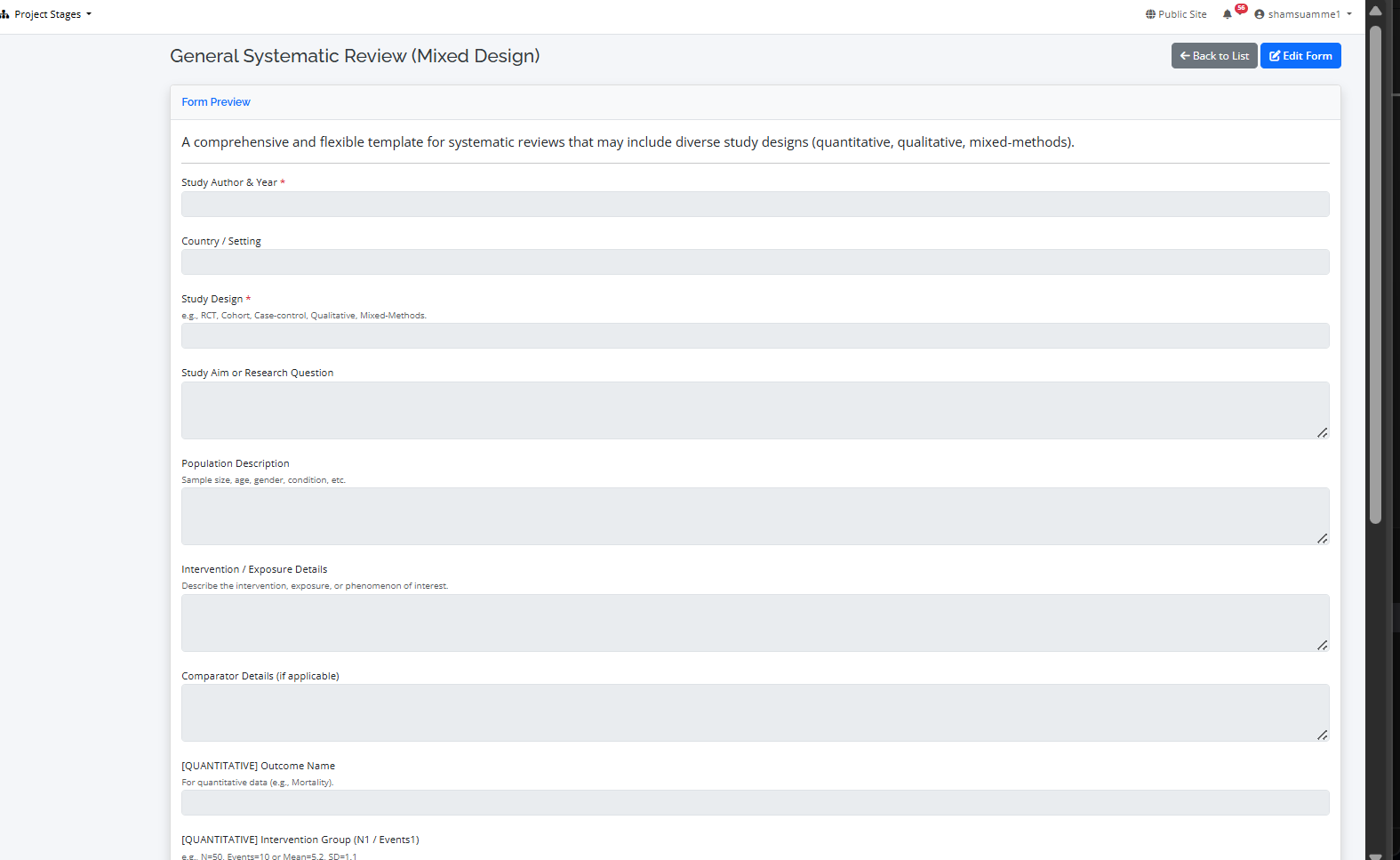 Building Your Data Extraction Form